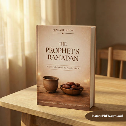 How the Prophet Spent Ramadan (Daily Sunnah Guide) - Hinglish Ebook