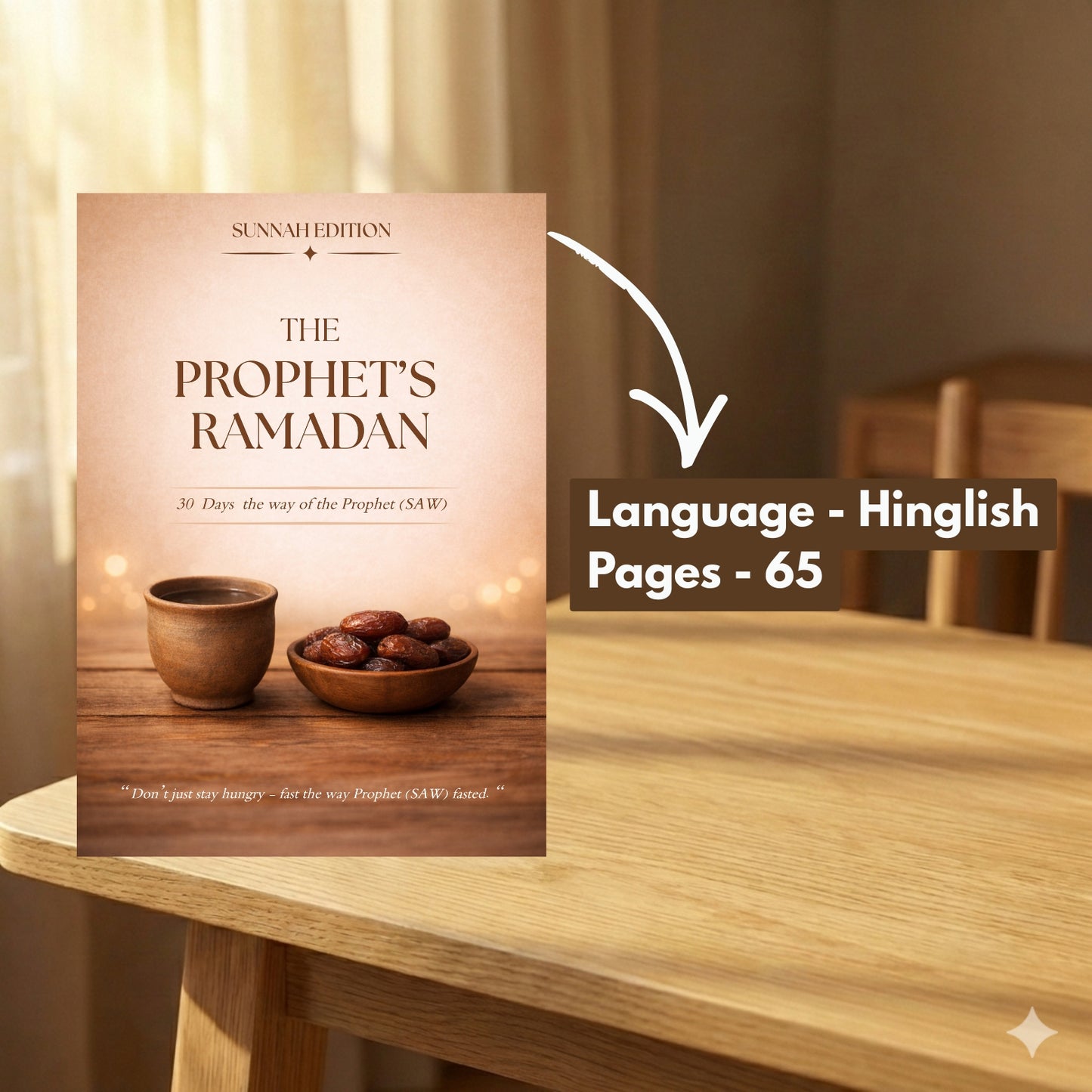 How the Prophet Spent Ramadan (Daily Sunnah Guide) - Hinglish Ebook